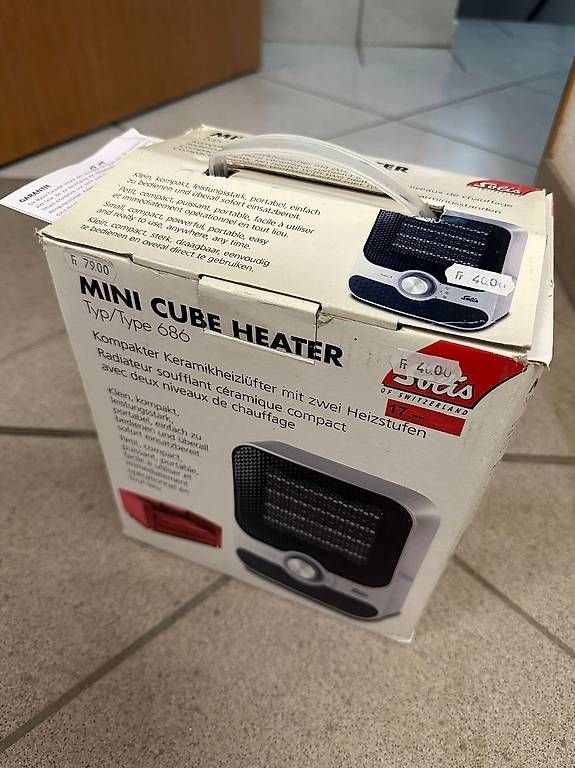 Solis Radiatori: Solis Mini Cube Typ 686 1200 W – Nuovo e nell'imballaggio originale da Sonceboz-Sombeval venduto da michael.l 3