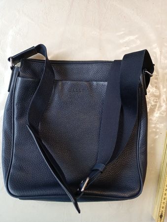 Bally Crossbody Bag Leather Black Like good Condition