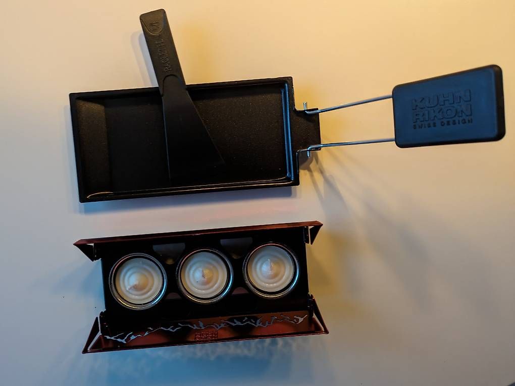 Padelle: Raclette Pfändli New mit Kerzen – Usato da Ennetbürgen venduto da sep_5ys8