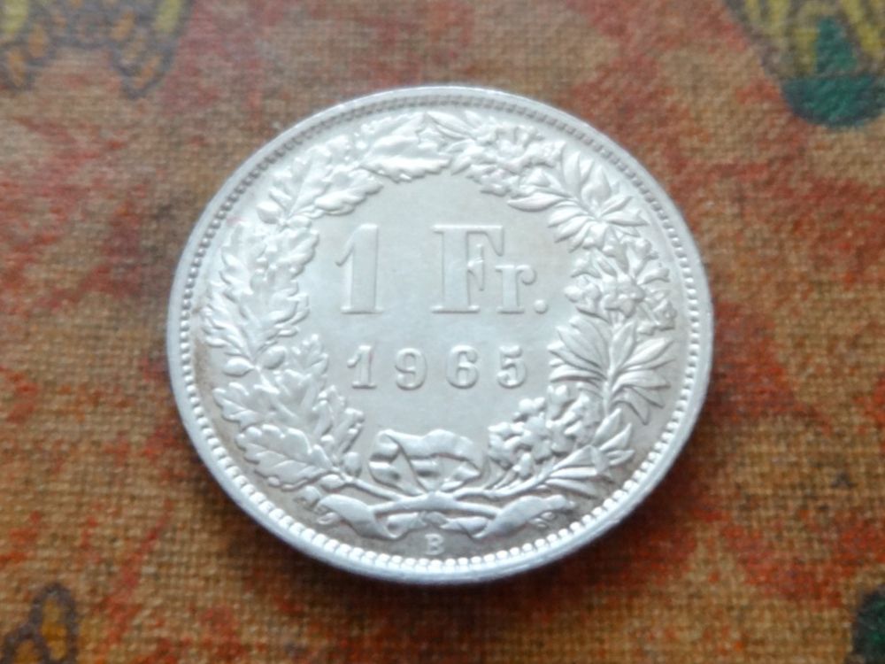 Alle Münzen: 1 Fr. 1965  (Y) – Gebraucht aus Romanel-sur-Lausanne von Swift13