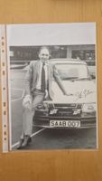 John Gardner, Original Autogramm auf Foto in s/w