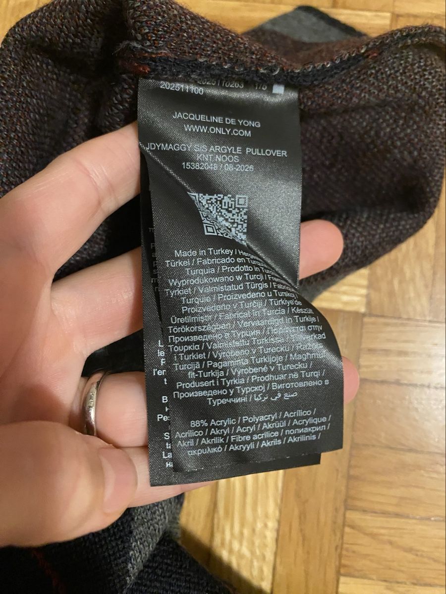 Maglioni & Felpe: Jacqueline de Yong Argyle-Pullover kurzarm, XS, neu – Nuovo (secondo la descrizione) da Zürich venduto da Mariaov 2