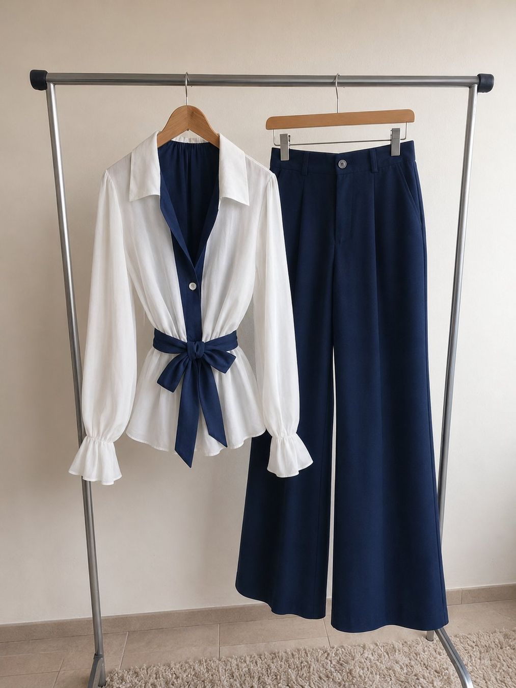 Lotti di vestiti: Completo elegante due pezzi 🤍💙 – Nuovo e nell'imballaggio originale da Lugano venduto da solowolford