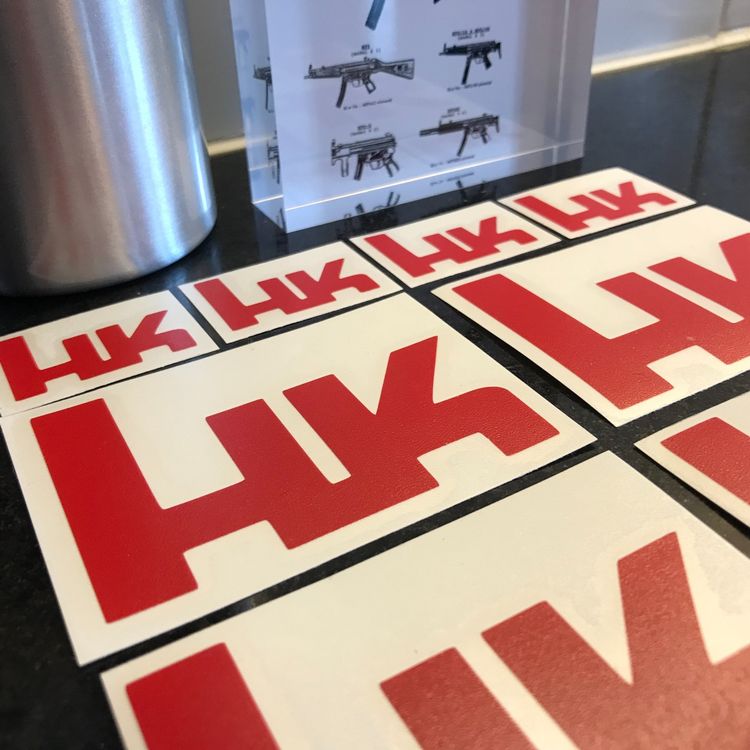🟣RAR Set Sticker Display Aluflasche HECKLER & KOCH MP5 - DE (Neu und ...