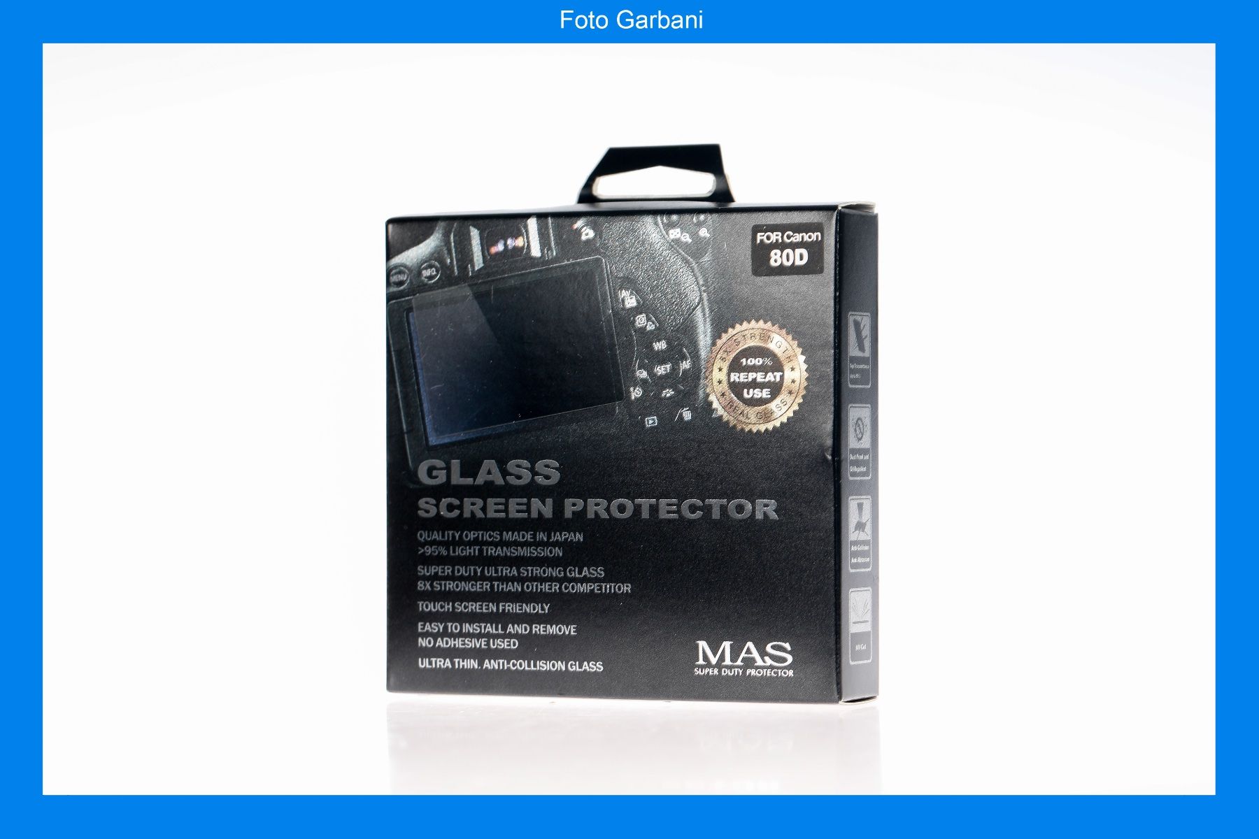 Fotocamera: Glass Screen Protector per Canon 80D – Usato da Muralto venduto da FotoGarbani