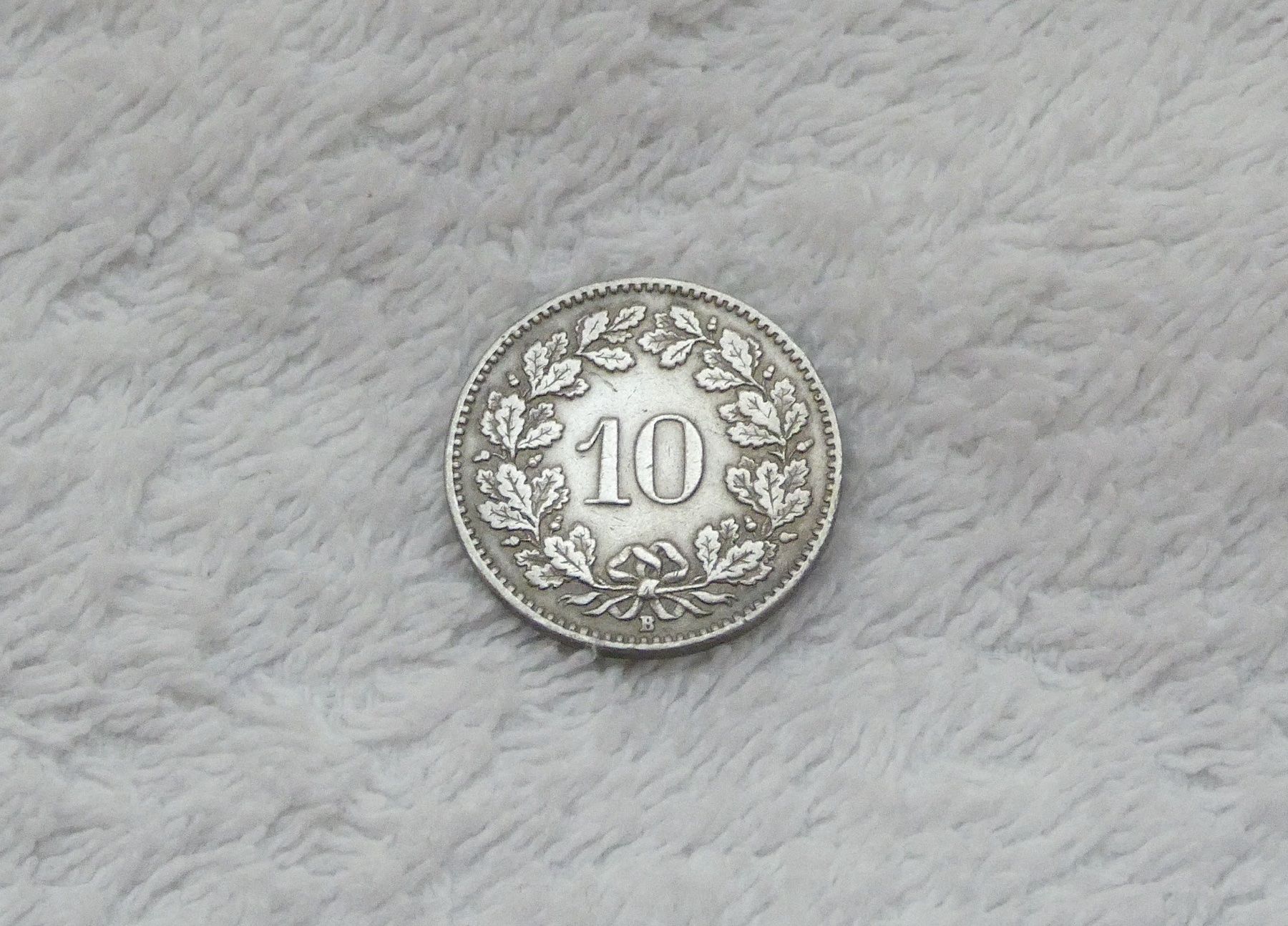 Tutti le monete: 10 centimes/rappen 1922 – Usato da Nyon venduto da Ilmi09 1