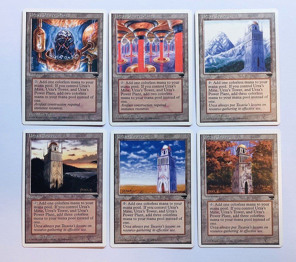 Magic The Gathering Sammelbilder & Trading cards: Magic The Gathering Urza Länder Set 12x Chronicles – Gebraucht aus Duggingen von nad_6yzh 3