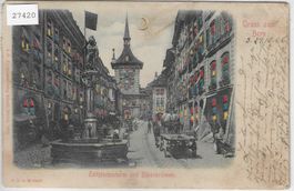 Gruss aus Bern - Zeitglockenturm und