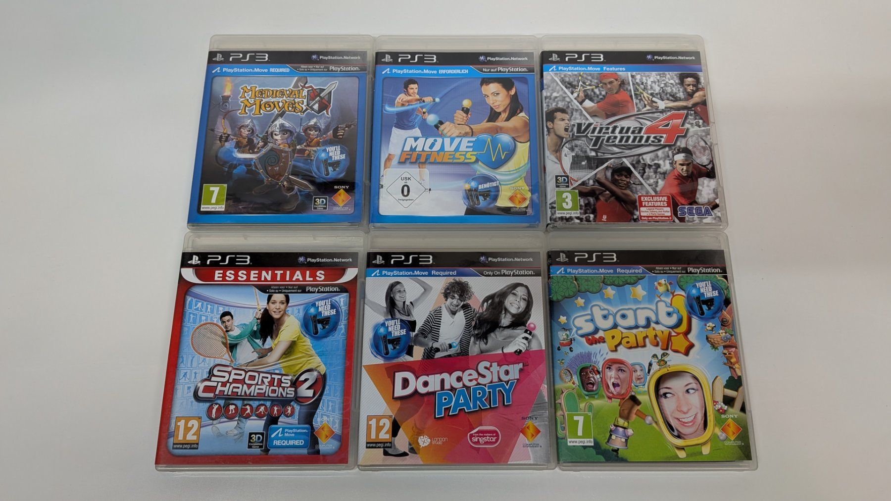 Spiele: 6 PlayStation 3 Move Spiele – Gebraucht aus Menziken von mame18