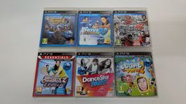 6 PlayStation 3 Move Spiele