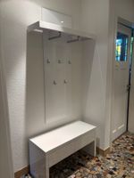 Garderobe weiss hochglanz