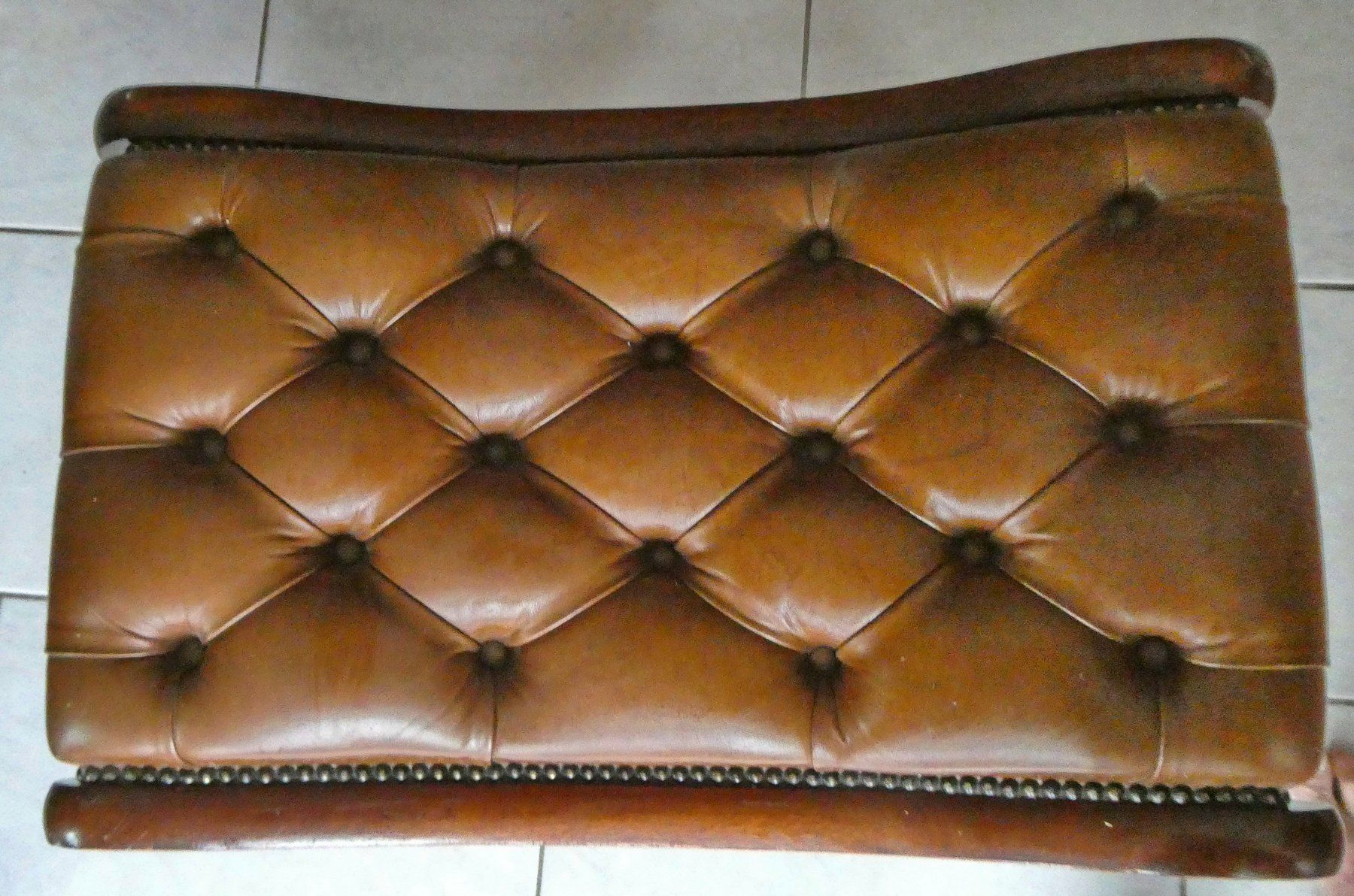 Sgabelli: Hocker Leder braun – Usato da Bonstetten venduto da wudeli79 1