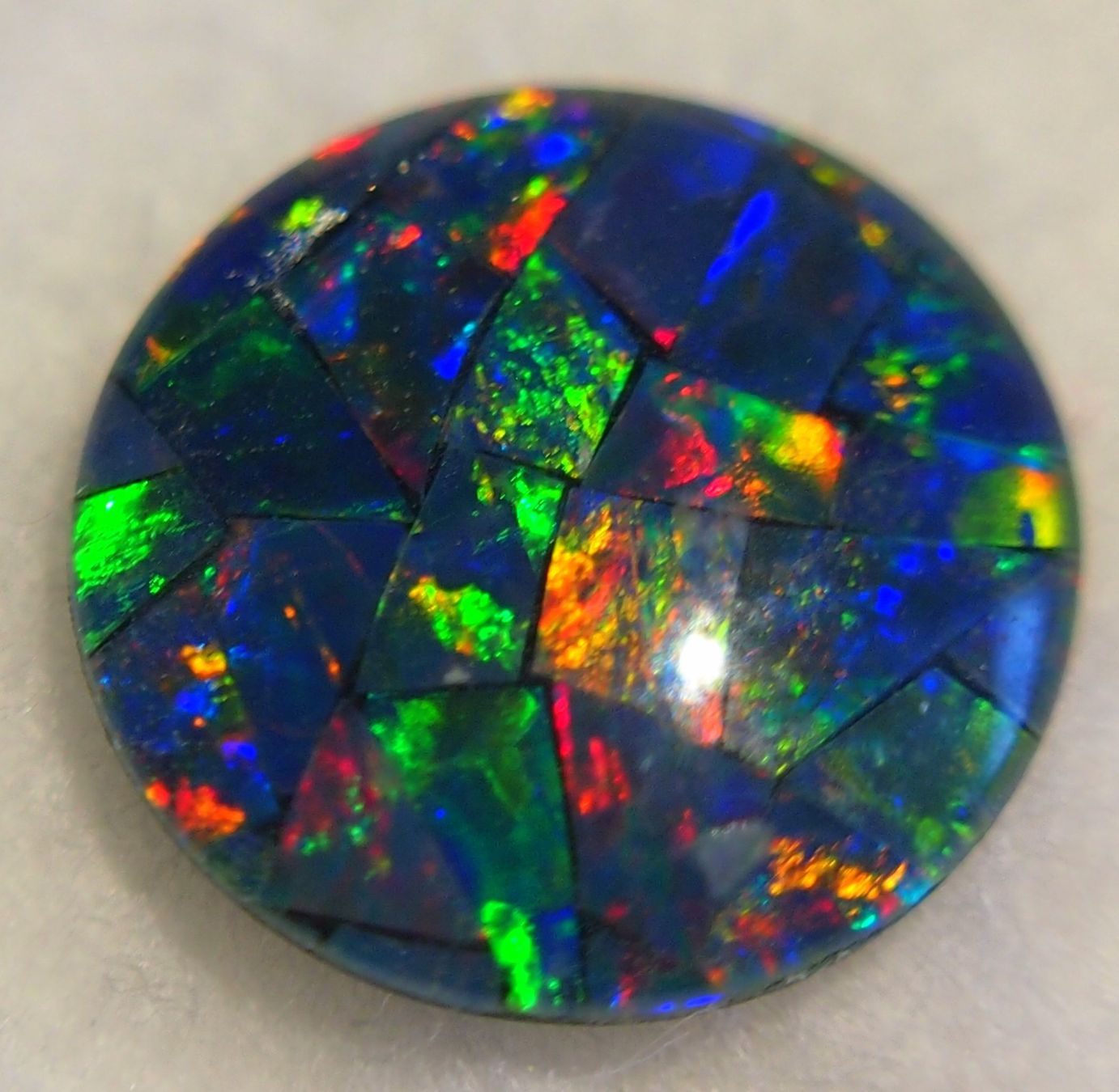 Pietre preziose: 11,7 CTS QUALITY STUNNING MOSAIK-OPAL AAA – Nuovo e nell'imballaggio originale da Reinach BL venduto da Marblue 4