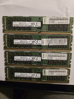 4x Samsung RAM 16GB DDR4 2400T PC4 ECC gebraucht funktional