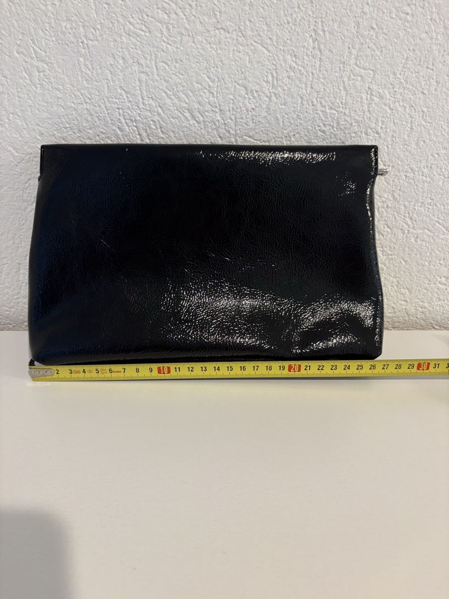 Asos Borse da donna: Clutch Tasche Lackleder Schwarz   – Nuovo (secondo la descrizione) da Bülach venduto da kittygismo
