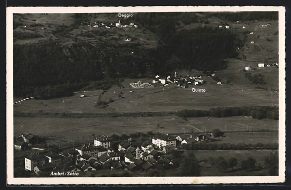 Cartoline postali: Ambri-Sotto, Gesamtansicht der Ortschaft – Usato da Berlin venduto da bartko-reher