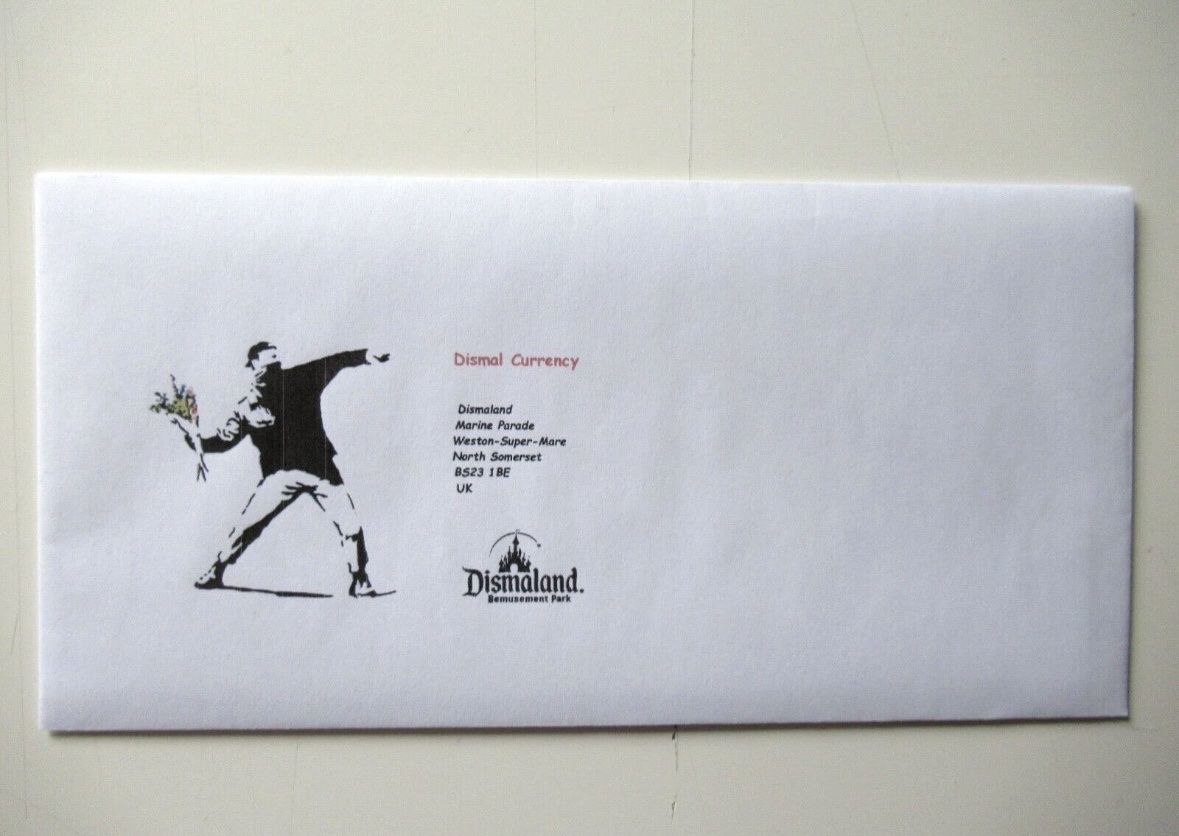Grafica & Litografie: BANSKY DISMALAND "Pulp Fiction" 1 ECHTER US$ Dollar + Papier – Nuovo (secondo la descrizione) da Bülach venduto da Cspadanuda 4