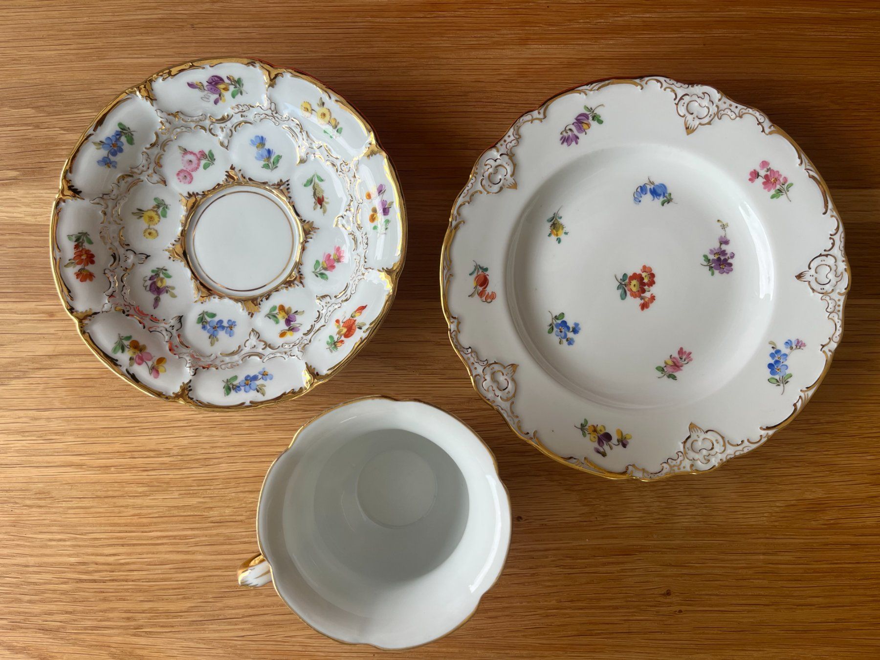 Tassen: Meissen Teetasse mit Unterteller – Neu (gemäss Beschreibung) aus Schwerzenbach von b00nb00n 2