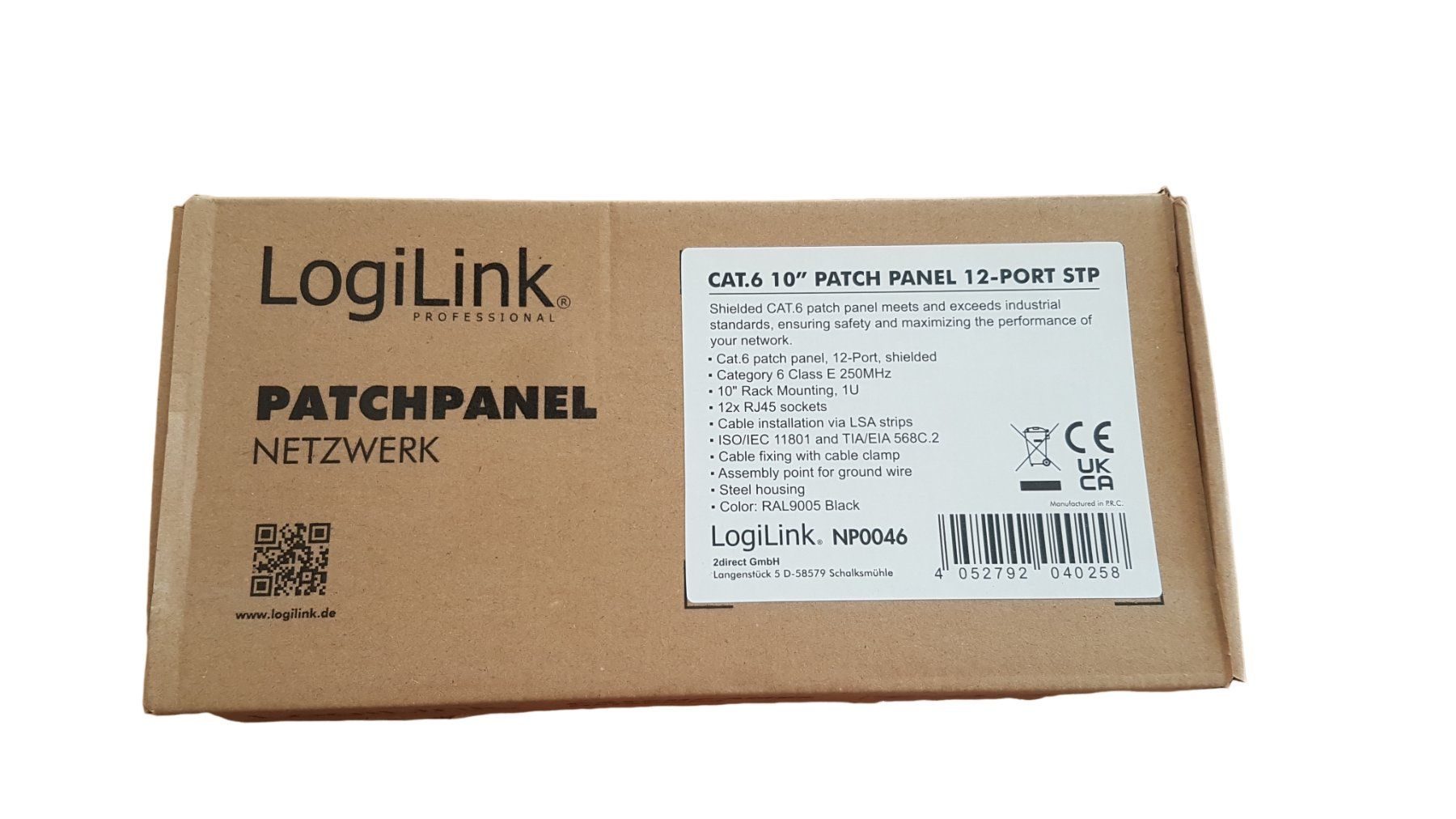 Spine: Patchpanel Cat.6 12-Port geschirmt – Nuovo e nell'imballaggio originale da Perlen venduto da shelbycobra 3