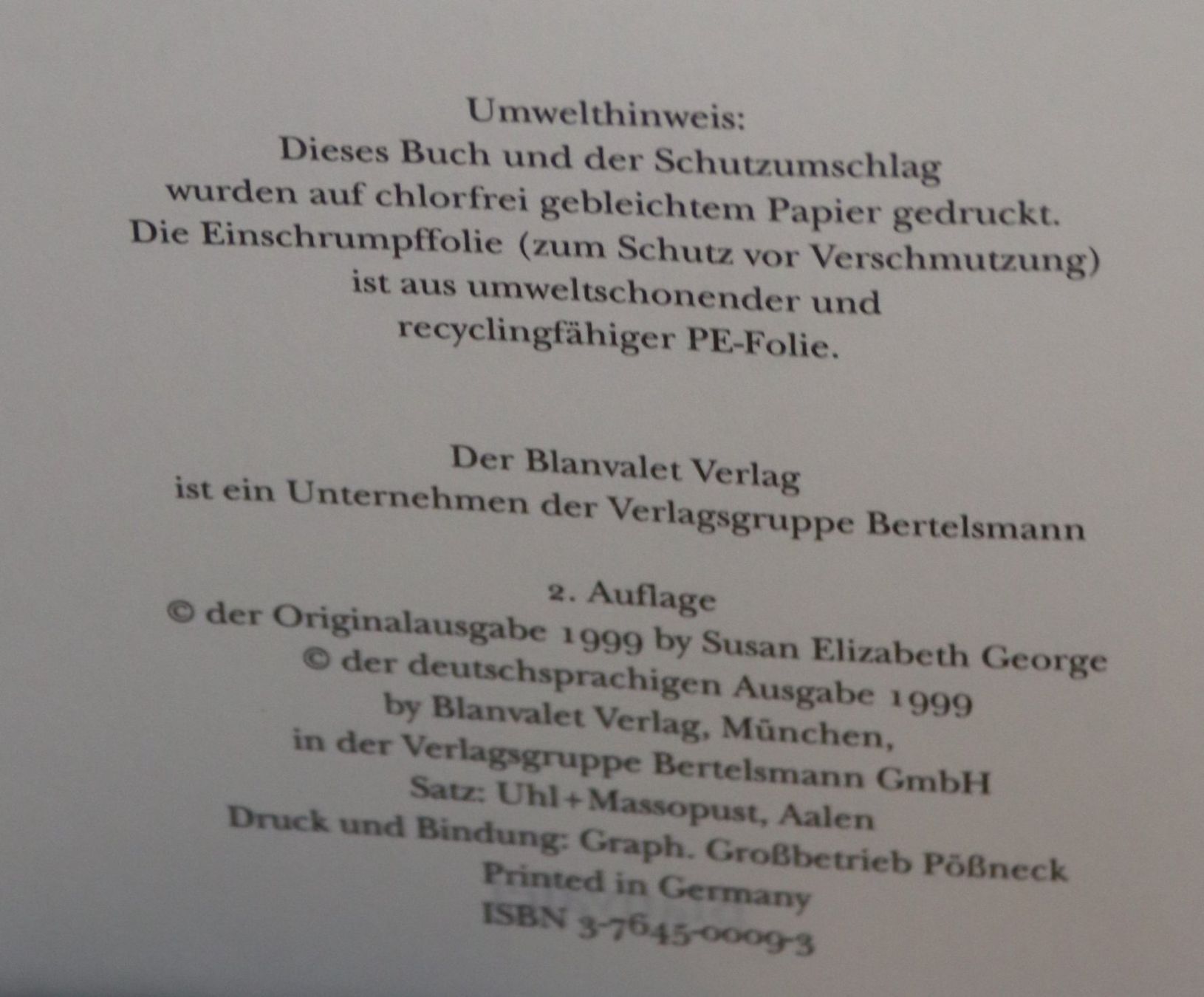 Bücher: Undank ist der Väter Lohn von Elizabeth George – Gebraucht aus Glattfelden von Vrenely 5