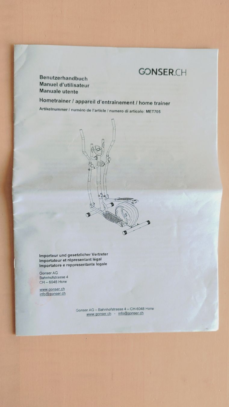 Gonser Hometrainer: Crosstrainer DRAGON – Usato da Wettingen venduto da rosanini 3