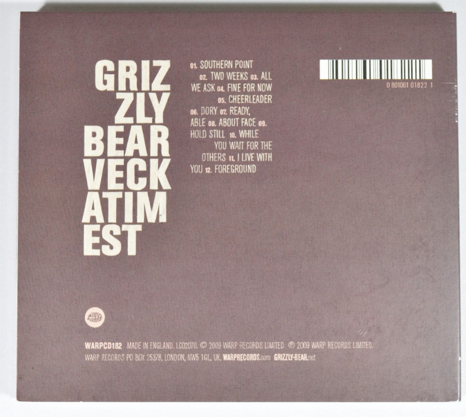 CDs: CD: GRIZZLY BEAR - Veckatimest – Neuf (Voir description) à Frenkendorf par Yard-Sale-2000 1