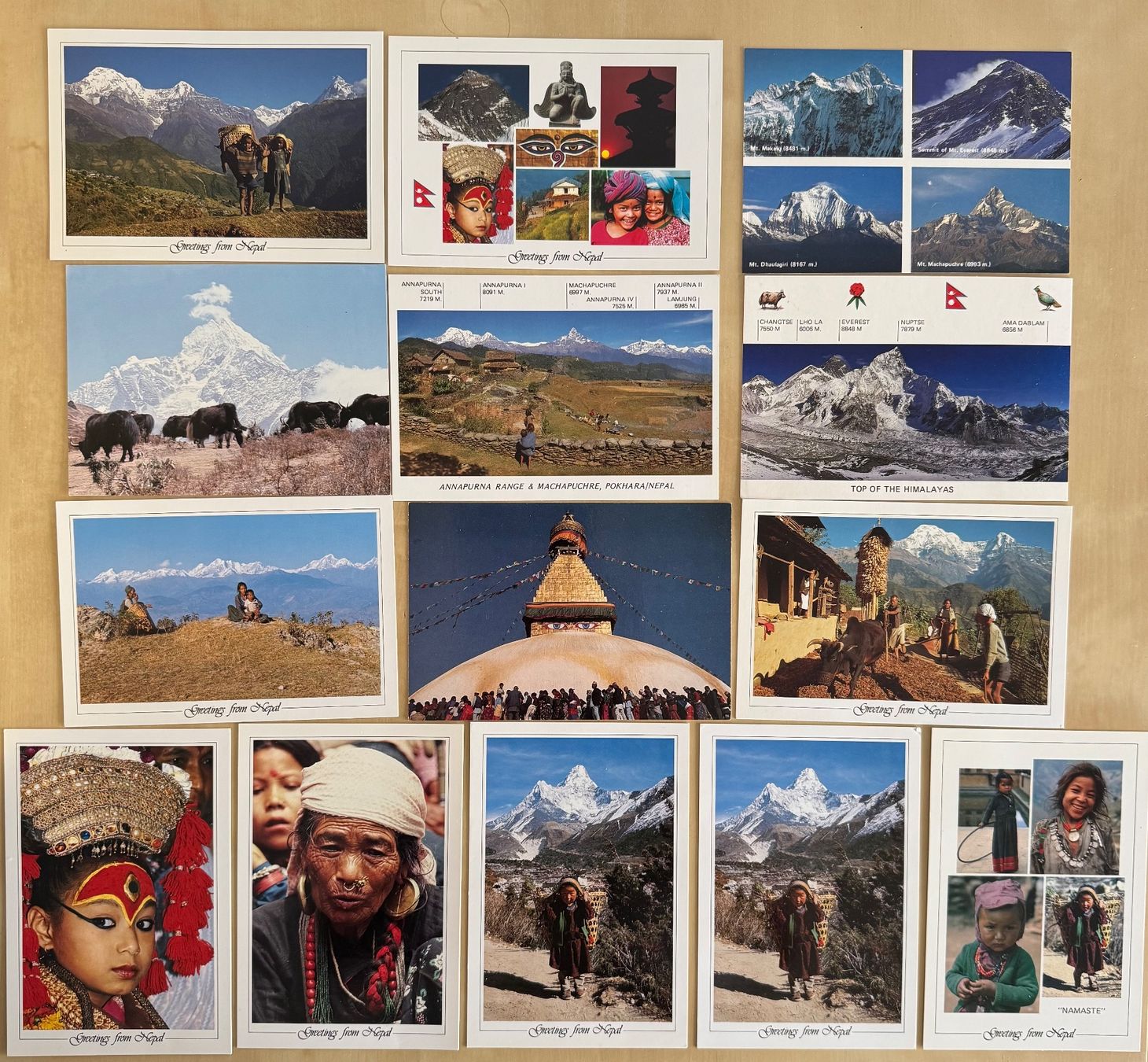 Cartoline postali: Ansichtskarten aus Nepal – Nuovo (secondo la descrizione) da Luzern venduto da lbreu