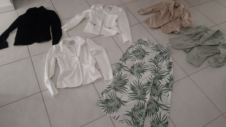 K..6 R M) Only Fransa Damen Blazer Set Rock Grösse S / M