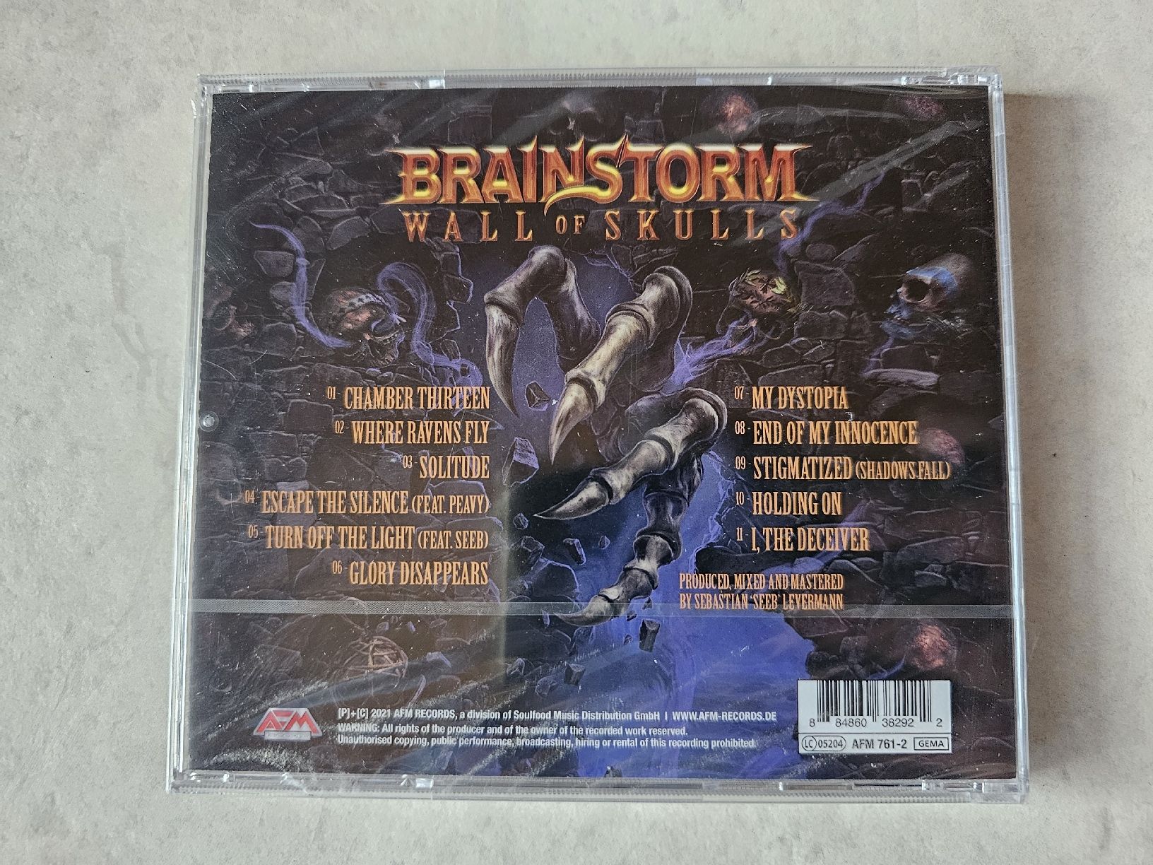 CDs: Brainstorm  -  Wall Of Skulls  /  Fabrikneu – Neu und originalverpackt aus Schneisingen von backstore24 1