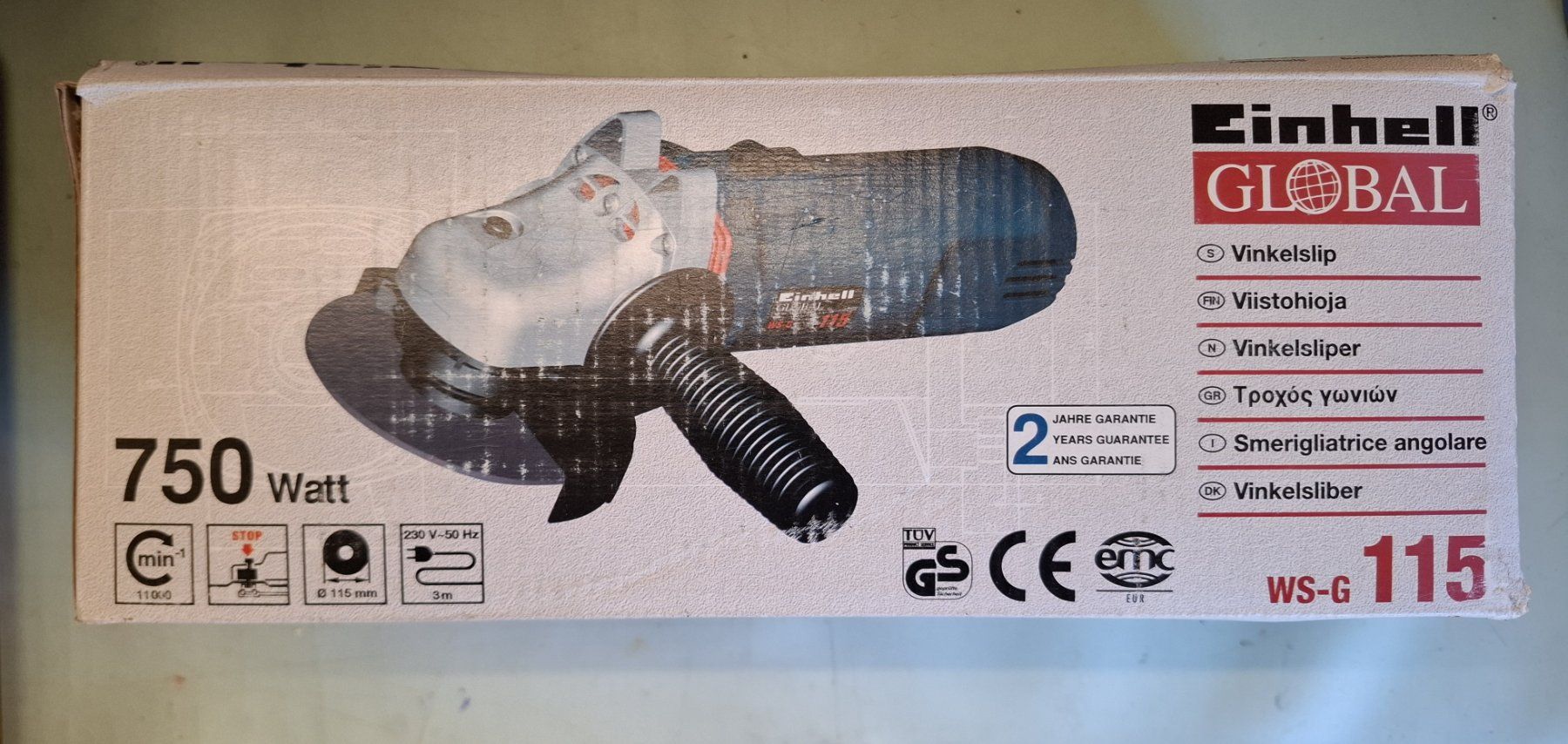 Einhell Smerigliatrici & Lucidatrici: Winkelschleifer Einhell WS-G 115 gebraucht – Usato da Hochdorf venduto da Gruk 1