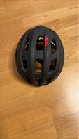 Velohelm schwarz mit rotem Streifen, Grösse M, Top Zustand