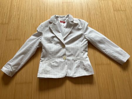Taifun weisser Blazer gestreift Gr. 40 Top Zustand