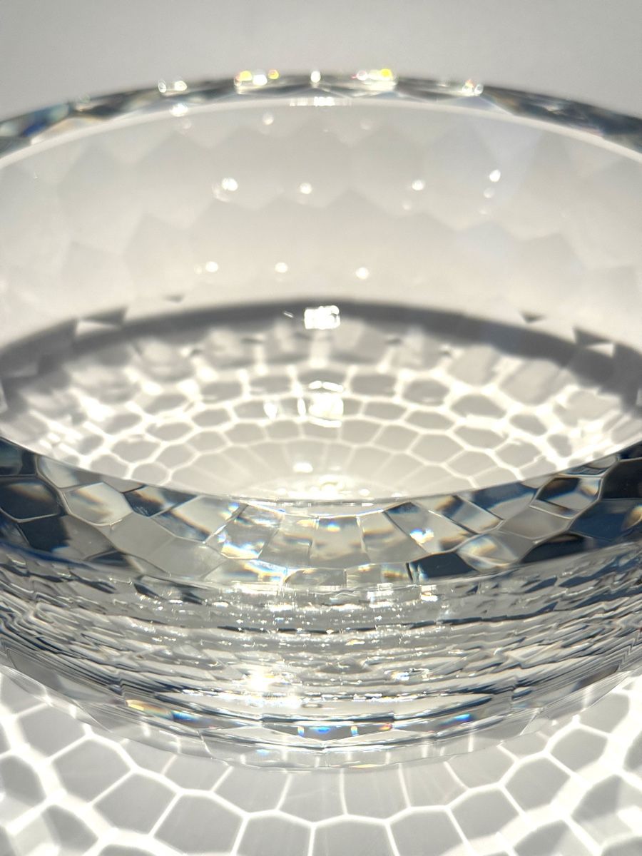 Rosenthal Schalen: Rosenthal Studio Line facettierte Kristallglas Schale – Gebraucht aus Luzern von downtonabbey 1