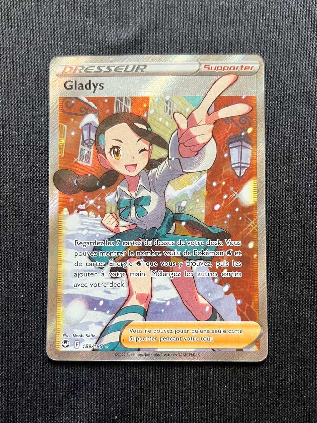 Pokémon Carte collezionabili: Gladys Dresseur FRançais 189/195 – Nuovo (secondo la descrizione) da Genève venduto da Jojo_pokemon