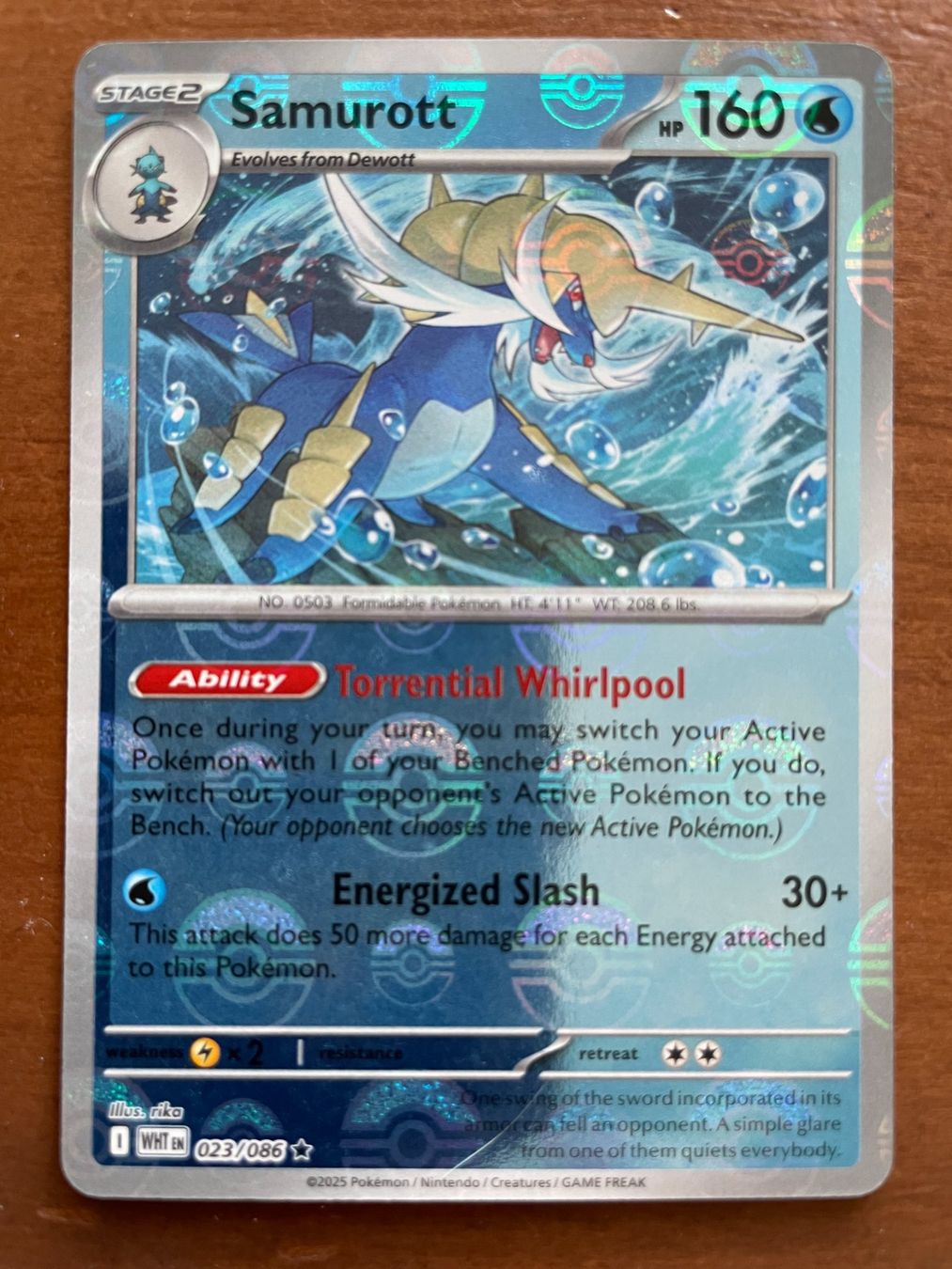 Pokémon Sammelbilder & Trading cards: Pokemon Samurott Pokeball (Versand gratis) – Neu (gemäss Beschreibung) aus Chur von Angerson