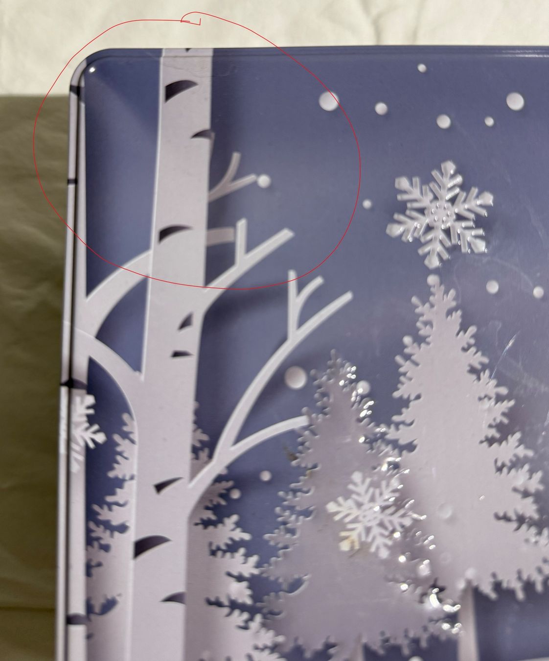 Behälter & Ähnliches: Blechdose Wintermotiv mit Hirschen – Gebraucht aus Basel von karpfen17 3