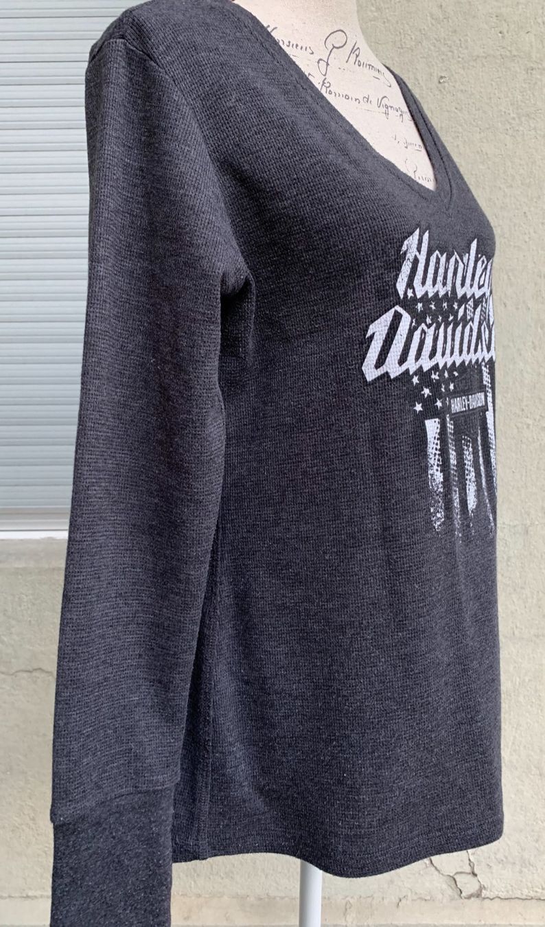 Maglioni & Felpe: Valais-Wallis HARLEY-DAVIDSON Pull Thermal chaud gris t.L – Usato da Martigny venduto da only__you 8