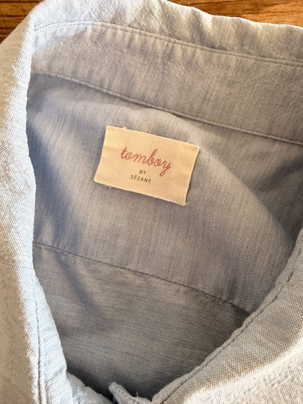 Sezane Chemisiers: Hemdbluse hellblau Grösse 36 / S Sezane Tomboy – D'occasion à Zürich par lel_m7wy 2