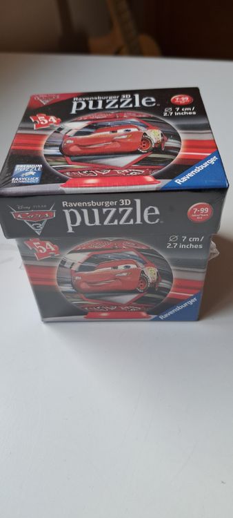 Ravensburger 3D Puzzle Cars Lightning McQueen Kugel 54 Teile | Kaufen ...