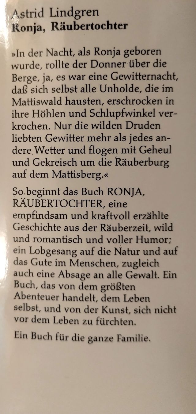 Bücher: Astrid Lindgren - Ronja Räubertochter / Buch ab Fr. 8.- – Gebraucht aus Bellach von JingleJerry 9