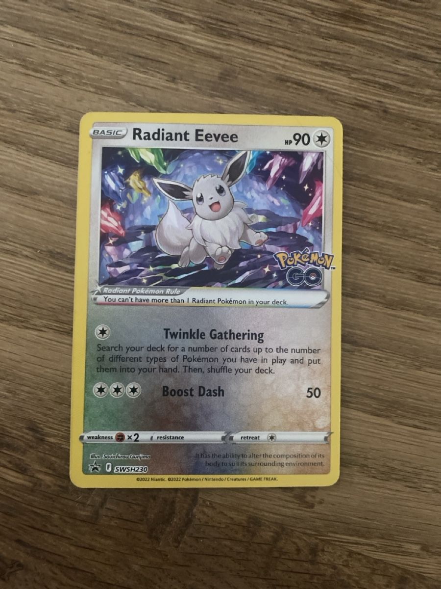 Pokémon Carte collezionabili: Radiant Eevee – Usato da Tägerig venduto da oiluig83