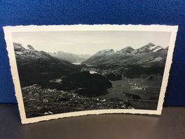 Alte Ansichtskarte Muottas Murail Ober Engadin