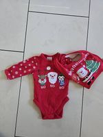 First Christmas Body und Lätzchen 50/56