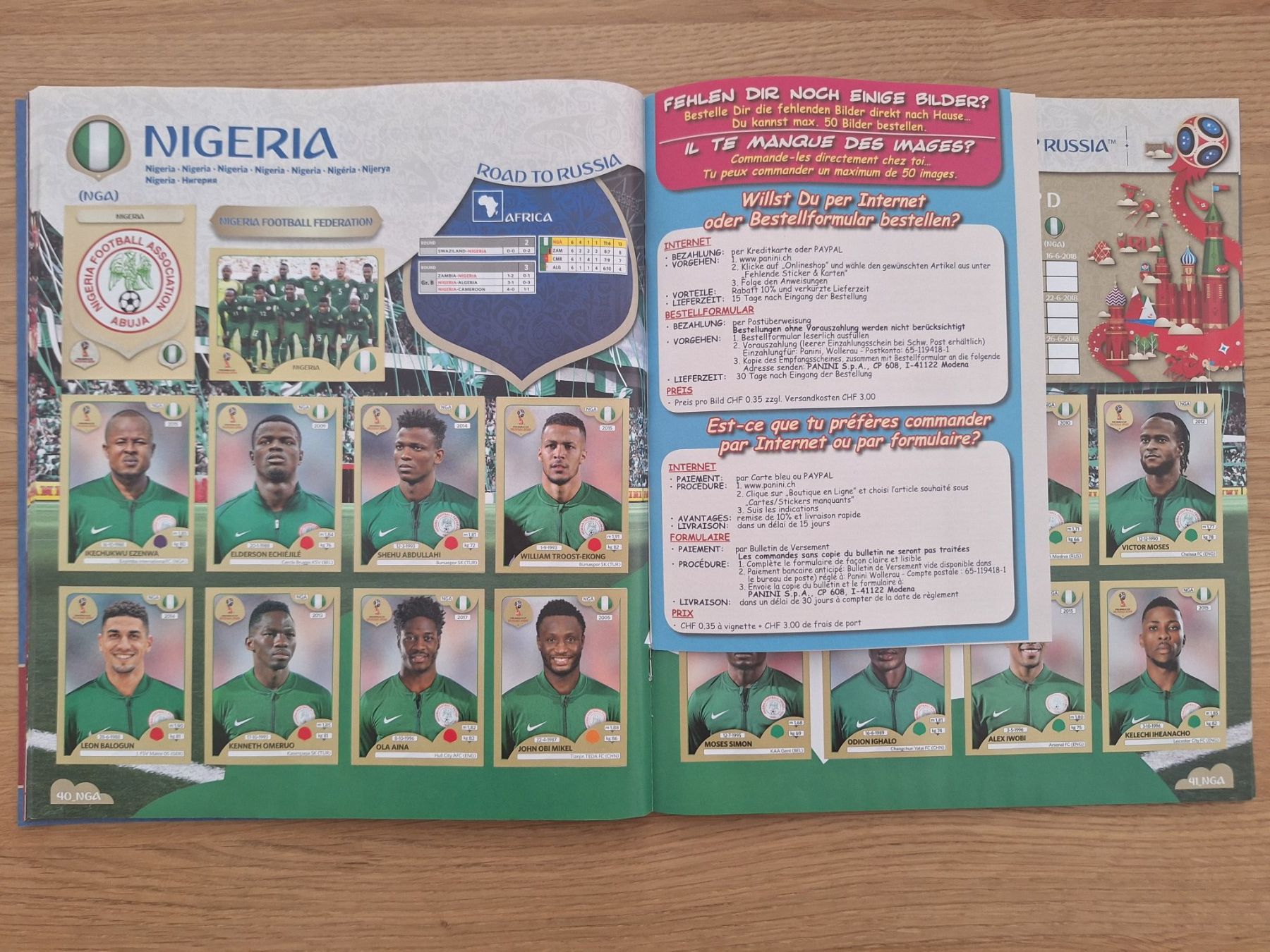 Panini Alben: PANINI WORLD CUP 2018 – Gebraucht aus St. Gallen von Matrix023 5