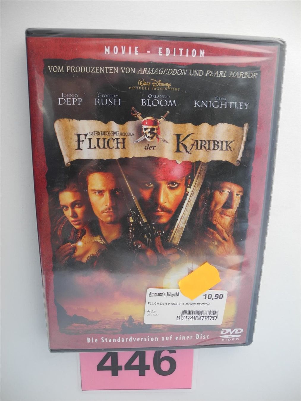 Tutti i DVDs: DVD Fluch der Karibik, Nr. 446 – Nuovo e nell'imballaggio originale da Kottwil venduto da Crazyrolf