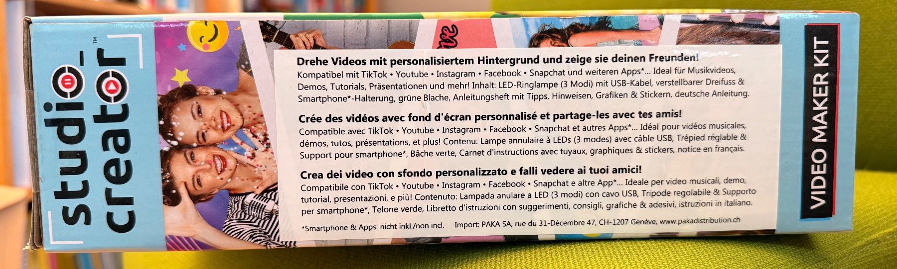 Spielzeuge: Video Maker Kit mit Ringlampe – Neu und originalverpackt aus Frauenfeld von Scleo 2