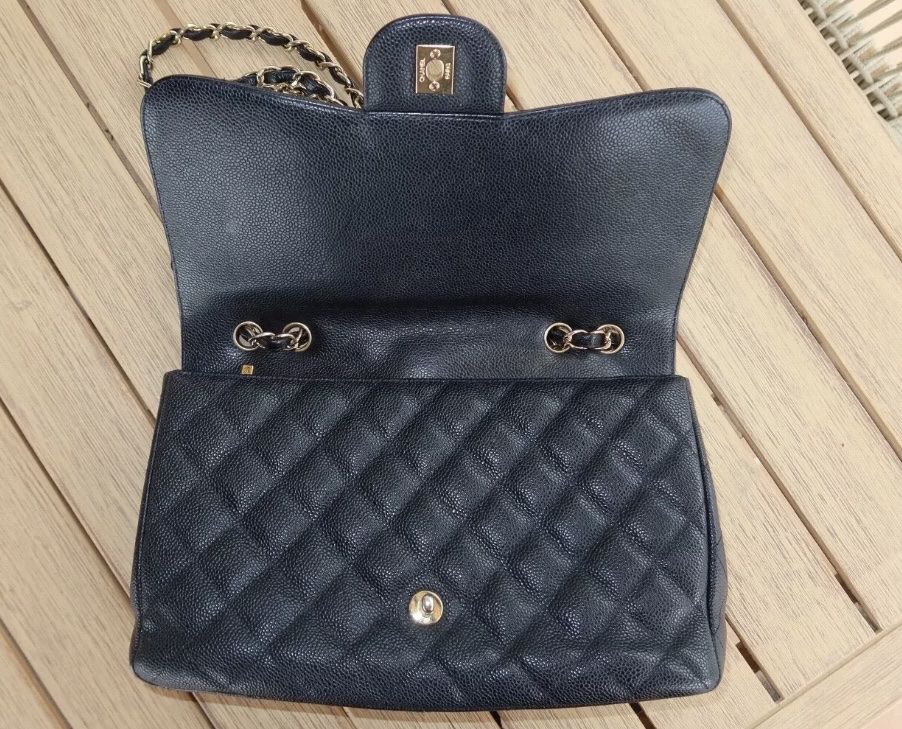 Chanel Sacs femmes: Chanel Jumbo Single Flap Caviar GHA – D'occasion à Zuzwil SG par Seache 4