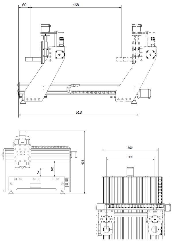 Tutte le macchine: Bausatzt CNC-Fräse ab 1.- – Nuovo (secondo la descrizione) da Biel/Bienne venduto da TAIMEN_CNC 5