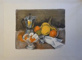 Rolf Gfeller Orig.Farblitografie handsig.  Nr. 76x57cm