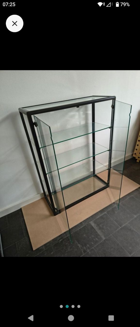 Étagères: Glas Regal Vitrine Schwarz – D'occasion à Freienstein par mar_p8mp 4